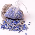 Taş Sandığı Lapis Lazuli Kırık Taş Kese - 60 gr - Beyaz