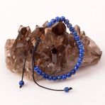 Taş Sandığı Lapis Lazuli Taşı Ayarlamalı Bileklik - 5 mm