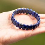 Taş Sandığı Lapis Lazuli Taşı Elastik Bileklik