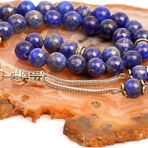 Taş Sandığı Lapis Lazuli Taşı Tesbih ( 8 mm )