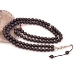 Taş Sandığı Mat Obsidyen Taşı Dua Tesbihi (8 mm)