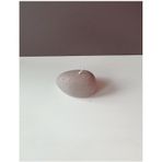 Taş Şekilli Büyük Mum Gri 10x10 Cm