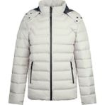Taş Slim Fit Hakim Yaka Kapüşonlu Şişme Mont - XS