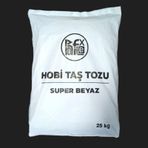 Taş Tozu Hobi Harcı Seramik Tozu Heykel Mumluk Beton Saksı Yapımı Ekstra Hızlı Süper Beyaz 25 kg