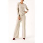 Taş Triko Pantolon ve Kazak Suit 28859 - 0-Gri