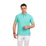 TAŞ YIKAMA REGULAR FİT LACOST KUMAŞ POLO YAKA PAMUKLU ERKEK T-SHİRT SU YEŞİLİ XXL