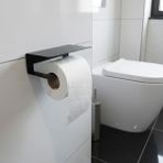 Tasagram Metal Banyo Wc Kağıt Rulo Peçetelik, Tuvalet Peçete Askılığı Tuvalet Kağıt 3 Basımlık - Siyah
