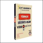 Tasarı Yayınları TYT DGS KPSS ALES MSÜ Türkçe Sözcükte Anlam Vıdeo Ders Notları