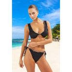 Tasarım Bikini Takımı Premium Kalite Plaj ve Havuz Için Uv Korumalı Ergonomik Kesim - Siyah-001 - 34
