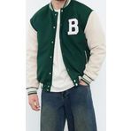 Tasarım Düz Astarlı Yaka Standart Regular Bomber Unisex Regular Fit Bomber Yaka Kolej Kışlık Mont