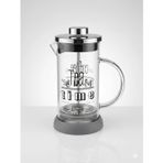 Tasarım French Press - Filtre Kahve Ve Bitki Çayı Demliği 350 ml Gri