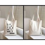 Tasarım Kalın Kanvas, Rips Tote Bag Bez Çanta, Pinterest Çanta, Kitap Çantası, Y2k Çanta - 10D-Krem