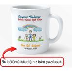 Tasarım Limanı Babalar Günü Özel – Babalar Günün Kutlu Olsun Tasarımlı Porselen Kupa | Hediye Kupa - Beyaz- Renkli