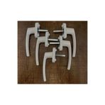 Tasarım Pvc Pencereler İçin Alüminyum Pencere Kolu Beyaz (5'li Set)