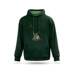 Tasarım Sweatshirt Dream Tasarım Kapşonlu Sweatshirt, Nefti Yeşil, 2XL