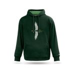 Tasarım Sweatshirt Hope Tasarım Kapşonlu Sweatshirt Kadın Erkek, Nefti yeşil, S