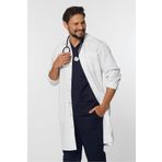 Tasarım Trend Erkek Klasik Yaka Doktor Önlüğü Hemşire Eczacı Öğretmen Laboratuvar Alpaka Kumaş