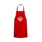Tasarım Trend Master Chef Yazı Özel Baskılı Chef Mutfak Önlüğü Kırmızı