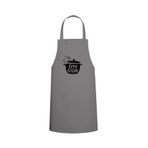 Tasarım Trend Tencere Içi Love Cooking Yazılı Özel Baskılı Chef Mutfak Önlüğü Gri