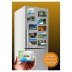 Tasarımistan Antalya Magnet Seti 10 Adet 8,5x6 cm Tarihi ve Kültürel Yerler Serisi Mıknatıslı