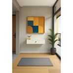 Tasaroma Modern Beyaz Dresuar Dekoratif Antre & Salon Mobilya 70 cm