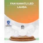 Tasarruflu Pervane Led Ampül 4 Kollu 60 Watt Geniş Alan Aydınlatma FRTKGT25DYMUCZZZVM60LEDAMPÜL-2