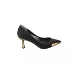 Taşçı Ayakkabı Ventes 8641712Z Kadın Sivri Burun 7 Cm İnce Topuk Metal Detaylı Stiletto Ayakkabı