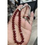 TAŞÇIZADE Kahve Akik Taşı 8 mm Natural Doğaltaş Tesbih
