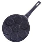 Taşev Glory Siyah 26 cm Emojili Titanyum Krep Tavası