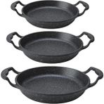 Taşhan T-0375 Döküm Granit 3'lü Omlet Sahan Set
