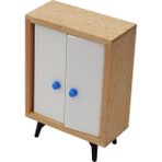 Tashow 1:11 1/12 Dollhouse Mobilya Minyatür Dıy Mini Çocuklar Kız Çocuk Hırkaları Için Dolap (Yurt Dışından)