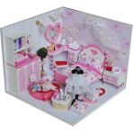 Tashow Dıy Minyatür Dollhouse Işıkları ile Dollhouse Evi Kiti Kızlar Için Noel Hediyeler (Yurt Dışından)