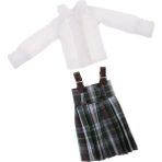 Tashow Güzel Uzun Kollu Gömlek + Kontrol Ekose Askı Elbise Için 12 '' Blythe Doll (Yurt Dışından)