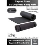 Taşıma Askılı Su Geçirmez Konforlu Kalın Rahat Çift Taraflı Kamp Zemin Çadır Uyku Matı Yer Minderi - Çok Renkli