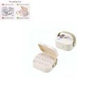 Taşıma Kulplu 7 Bölmeli İlaç Kutusu Çıkarılabilir Bölmeli Küçük Ebat 8,8cm X 8,8cm X 3,8cm 1 Adet