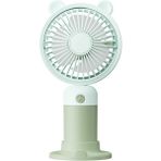 Taşınabililir Mini USB Şarjlı 3 Kademeli El Masaüstü Vantilatör Fan Soğutucu YM88216 - Yeşil