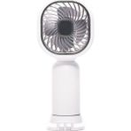 Taşınabililir Mini USB Şarjlı El Masaüstü Vantilatör Fan Soğutucu YM88206 - Beyaz