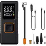 Taşınabilir 19MM Kablolu Akülü Pompası Dijital Lastik Şişirme 150PSI Araba Hava Kompresörü - CZK-DC09