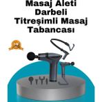 Taşınabilir 3in1 Masaj Aleti Şarjlı Titreşimli Esneme Bantlı Nemere