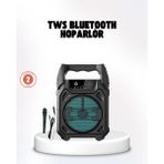 Taşınabilir 6.5” Bluetooth Hoparlör USB Tf Kart Mikrofonlu Şarjlı Sistem Midastech - Çok Renkli