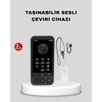 Taşınabilir Akıllı Sesli Çeviri Cihazı – 139 Dil Desteği Dokunmatik Ekran - 7731-5603