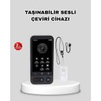 Taşınabilir Akıllı Sesli Çeviri Cihazı – 139 Dil Desteği Dokunmatik Ekran - KR0025-5MSRE0