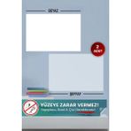 Taşınabilir Akıllı Yazı Tahtası, 60X100 Cm, Şeffaf ve Beyaz, Yeri Değiştirir - Ahşap - Bej - Siyah - Seçenek 1