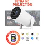 Taşınabilir Android Projeksiyon Cihazı Pro 4K Hd Görüntü Wifi Bluetooth Desteği Speaker Hediyeli - Beyaz