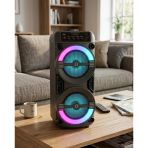Taşınabilir Bluetooth Hoparlör Rgb Işık Efektli Stereo Ses