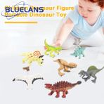 Taşınabilir Dinozor Oyuncak Mini Dinozor Oyuncak Seti Gerçekçi T-Rex Triceratops Pterosaur Stegosaurus Çocuk Hediye Çocuklar Dinozor Oyuncak (Yurt Dışından) - Parçalı Setler