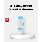 Taşınabilir Eğitim Mikroskobu 80X–200X Led Işıklı Ve Darbeye Dayanıklı Mir96905020