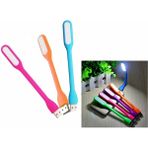 Taşınabilir Esnek USB LED Işık Lambası 3 Adet Dizüstü Bilgisayar Mini USB LED Kitap Okuma Lambası