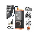 Taşınabilir Hava Kompresörü - 150 Psı Araba Lastikleri Için, 5400MAH Pil ve 12V Dc Şişirme Aleti