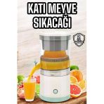 Taşınabilir Kablosuz Taşınabilir Şarjlı Narenciye Sıkacağı Portakal Meyve Sıkacağı Çift Bıçaklı Mir27016031